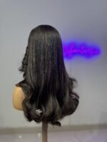 ⁦باروكة طول ٢٤ انش لون بني مخصل عسلي⁩ - الصورة ⁦5⁩