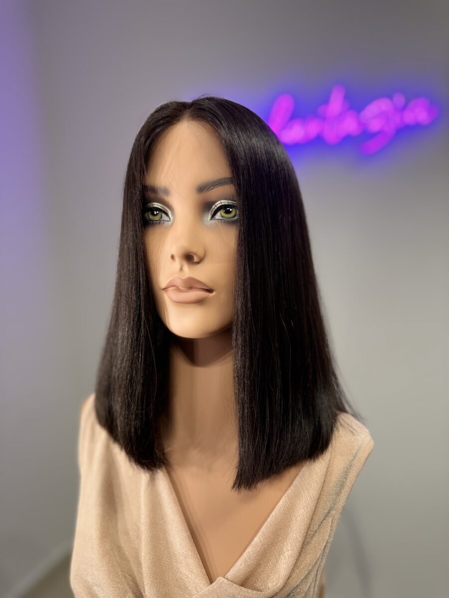 ⁦باروكة كاريه طول ١٤ انش لون طبيعي مايل للأسود⁩ - الصورة ⁦1⁩